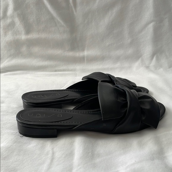 Unisa Black Slide Sandals - Picture 3 of 4